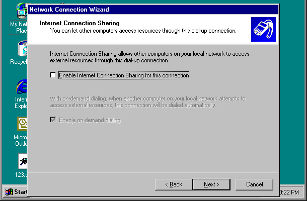 Internet Connection Sharing